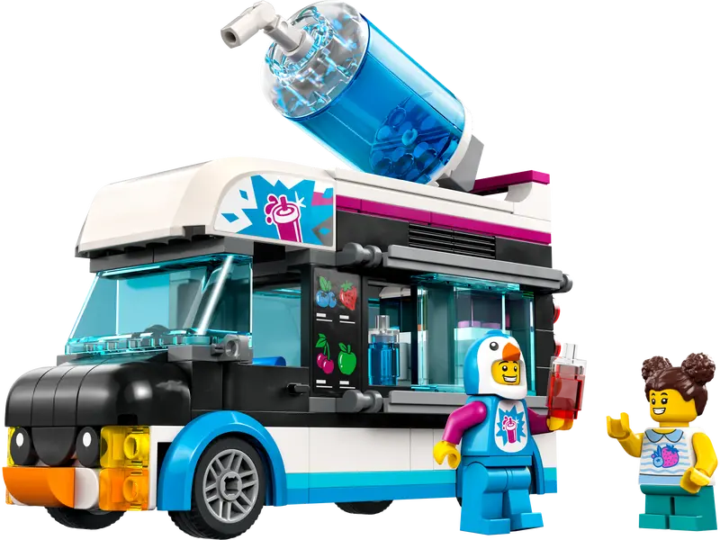 Lego 60384 Penguin Slushy Van