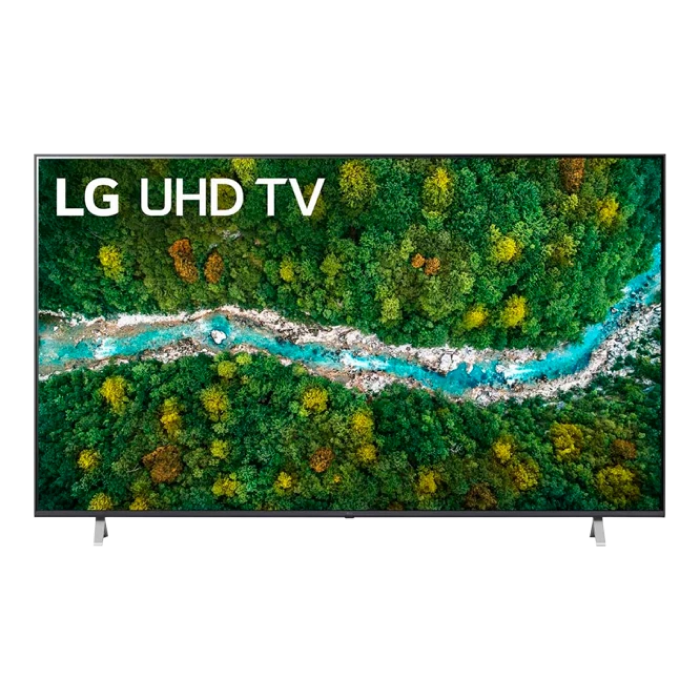 75" LED TV LG 75UP77006LB, Black (3840x2160 UHD, SMART TV, DVB-T2/C/S2)
