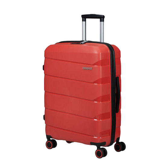Valiza American Turister AIR MOVE 4 roti 66/24 TSA rosu coral
