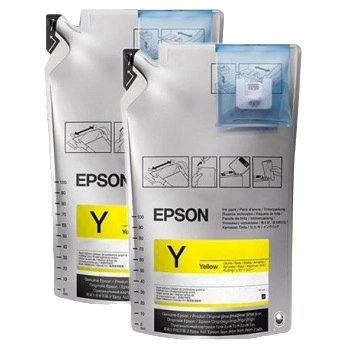 Ink Supply Unit Epson UltraChrome DS Fluorescent Yellow T46D640 (1Lx2), C13T46D640