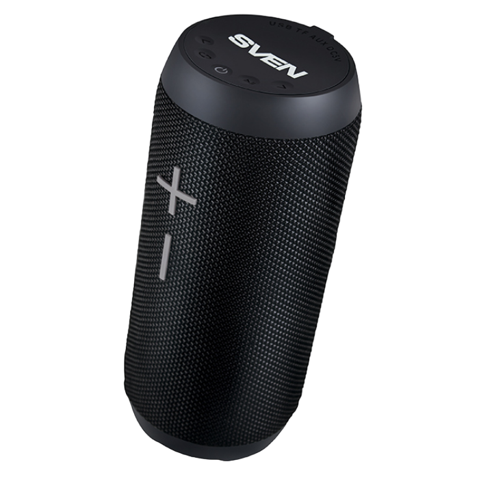 Speakers SVEN "PS-210" 12w(2*6), Black, Bluetooth, TWS, IPx6,microSD,FM,AUX, USB, Mic,1500mA