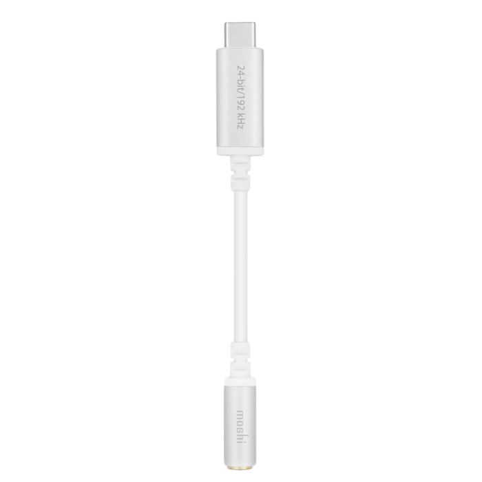 Audio Adapter MOSHI Type-C M / jack 3.5mm F, Silver