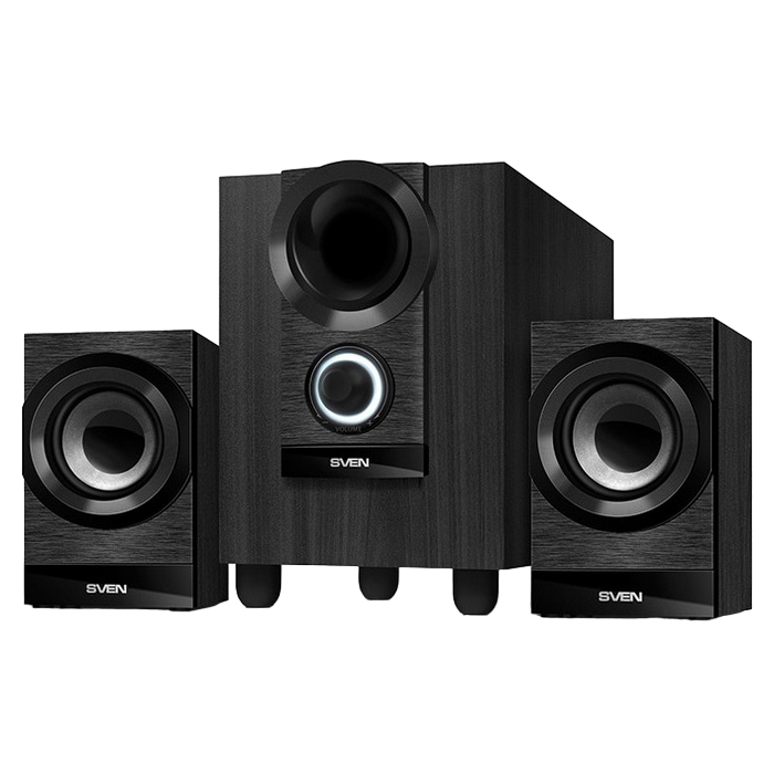 Speakers SVEN "MS-150" Black, 15w / 8w + 2x3.5w / 2.1