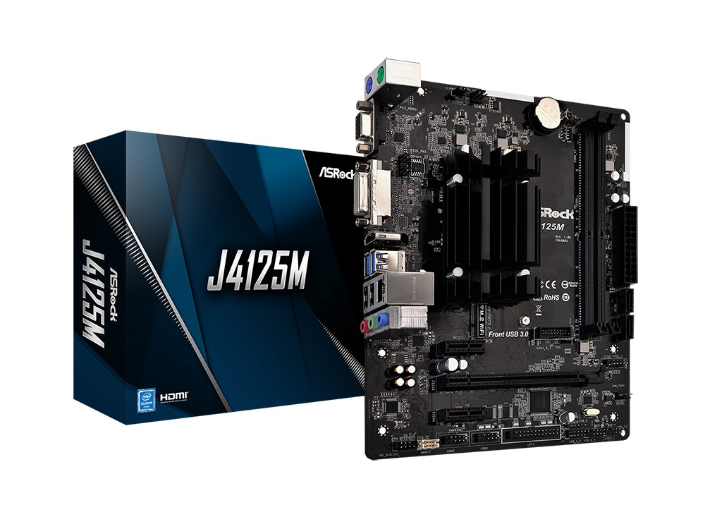 Cumpara  Plăci de bază - MB ASRock J4125M (Celeron GEMINI LAKE Quad-Co..