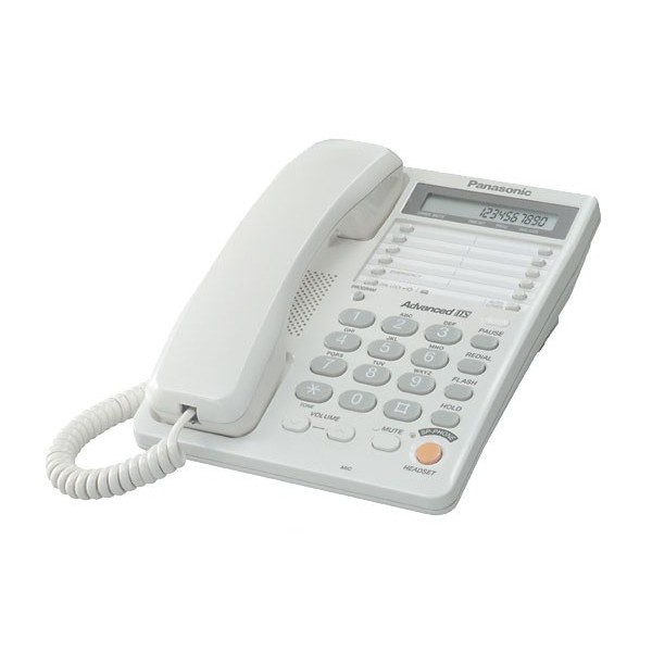 Telephone Panasonic KX-TS2365UAW, White, LCD,..