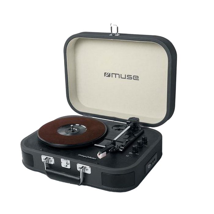 Vinyl Turntable MUSE MT-201 GLD, Black..