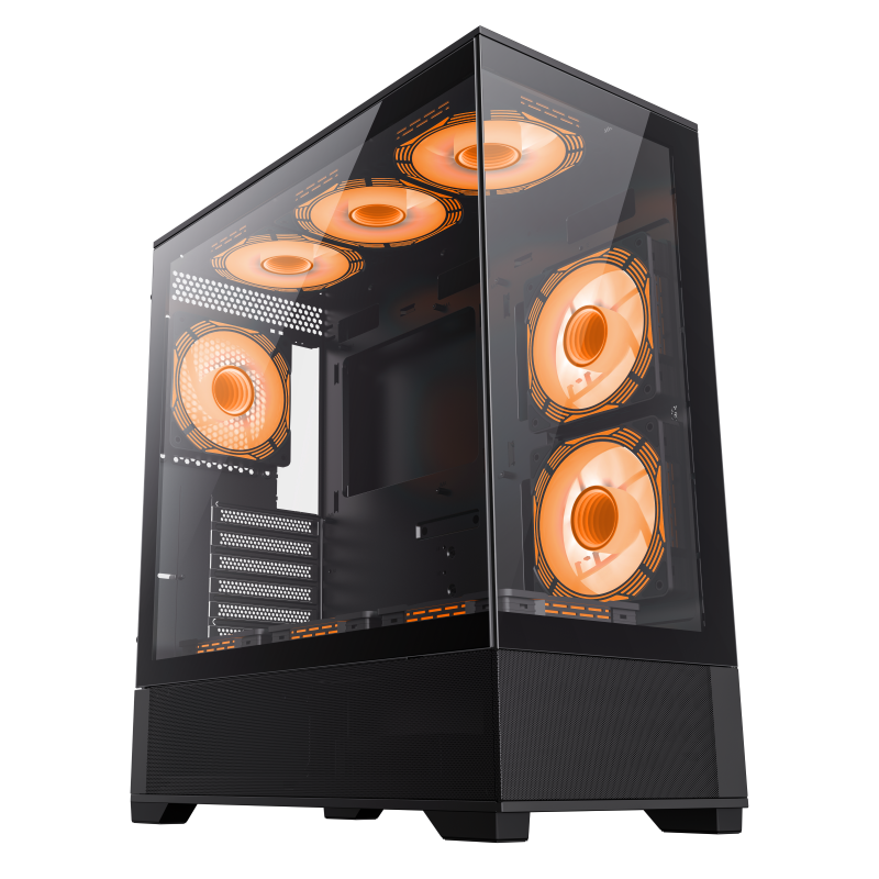 Case ATX GAMEMAX VISTA AB, w/o PSU,..