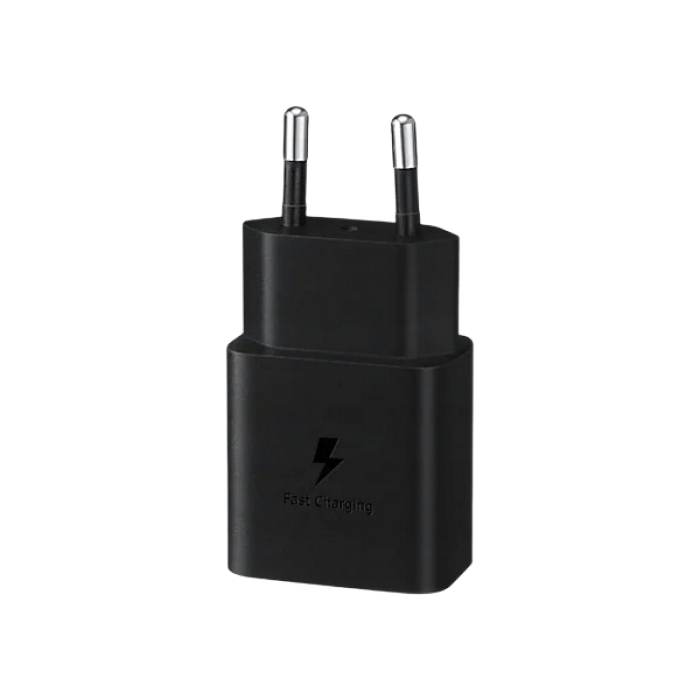 Original Sam. EP-T1510, Fast Travel Charger 15W PD (w/o cable), Black
