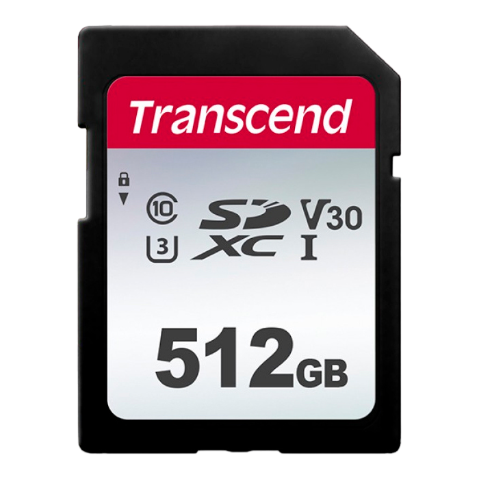 .512GB SDXC Card (Class 10)  UHS-I, U3, Trans..