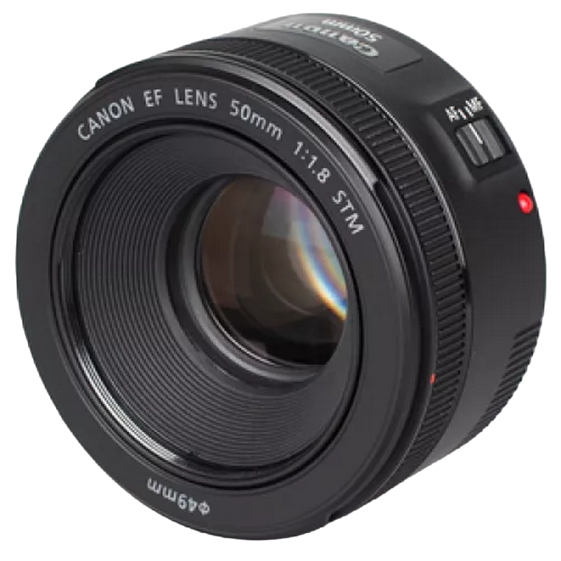 Prime Lens Canon EF  50mm, f/1.8 STM..