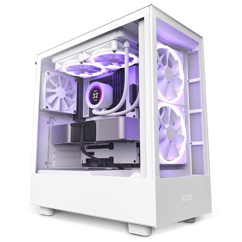 Case ATX NZXT H5 Elite, 1xUSB 3.2, ..