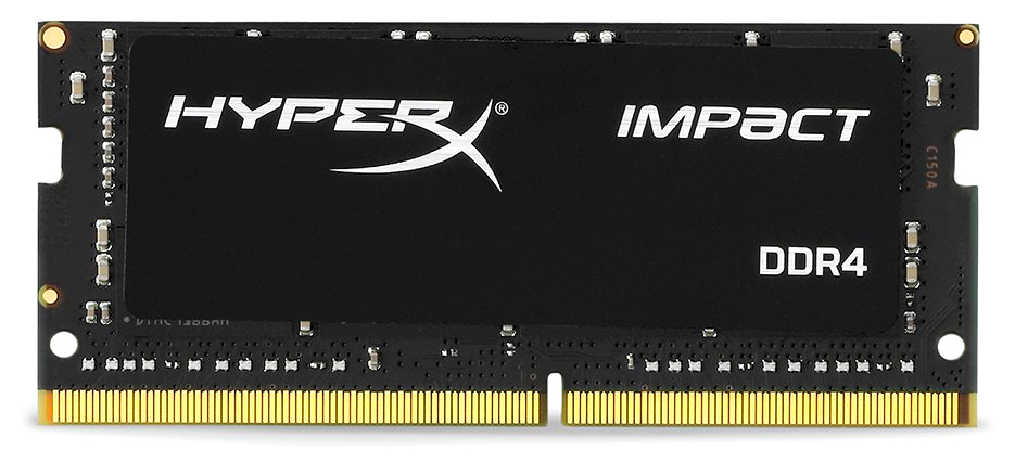 .8GB DDR4-2666MHz SODIMM Kingston HyperX IMPACT (HX426S15IB2/8), CL15-17-17, 1.2V, Intel XMP, Black