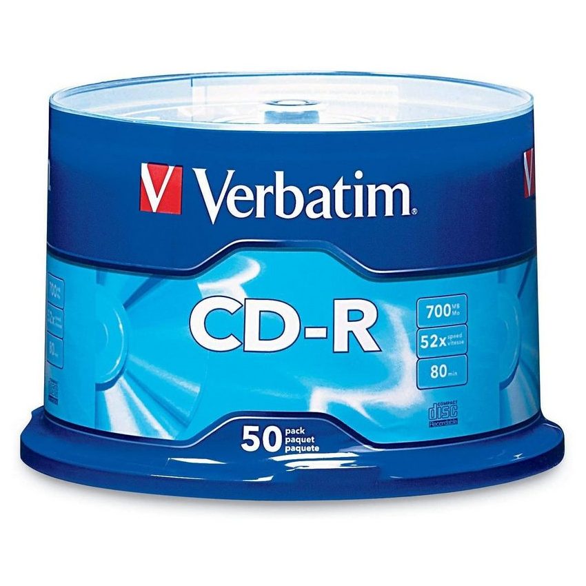 Cumpara  Discuri optice - CD-R  50*Spindle, Verbatim, 700MB, 52x, Extra..