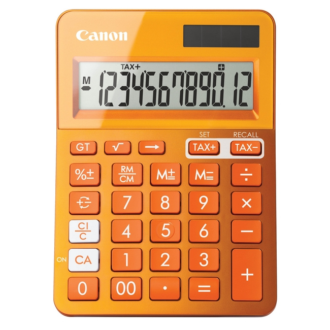 Cumpara  Calculatoare - Calculator Canon LS-123K OR, 12 digit, Orange..