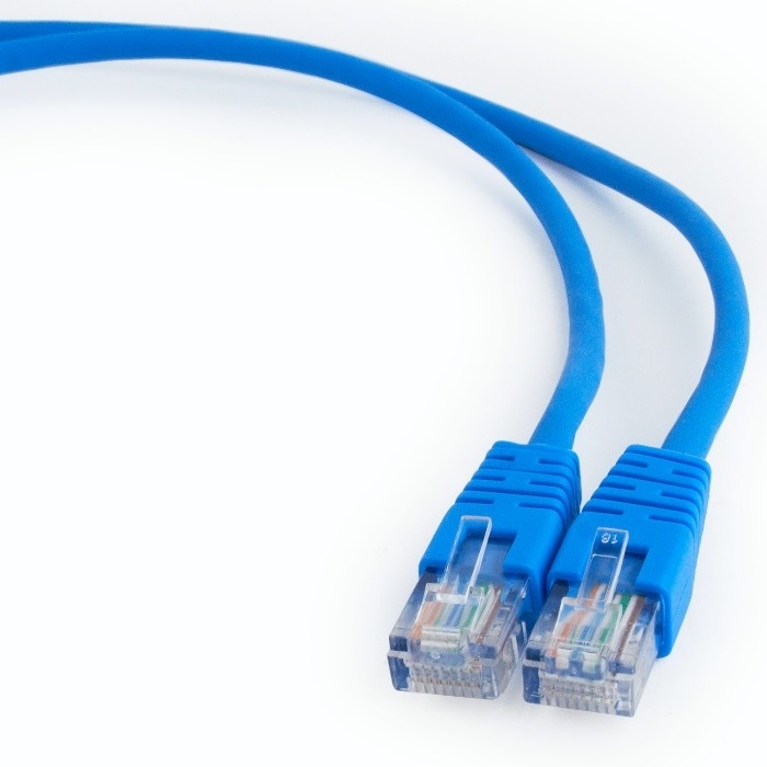 Cumpara  Cabluri de legătură - 1 m, Patch Cord  Blue, PP12-1M/B, Cat.5E, Cab..