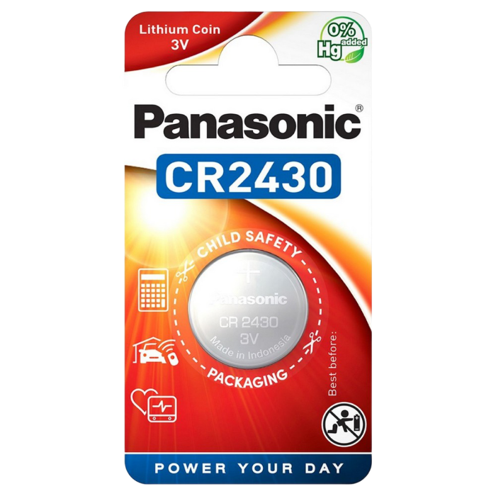 CR2430, Blister*1, Panasonic, CR-24..