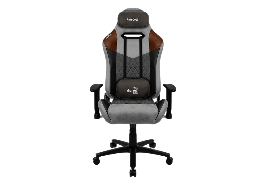 Игровое кресло AeroCool Duke, Искусственная кожа, Серый