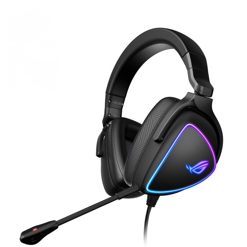 Gaming Headset Asus ROG Delta S, 50mm driver, 32 Ohm, 20-40kHz, 300g, Hi-Fi DAC & AMP, v7.1, AI NC,