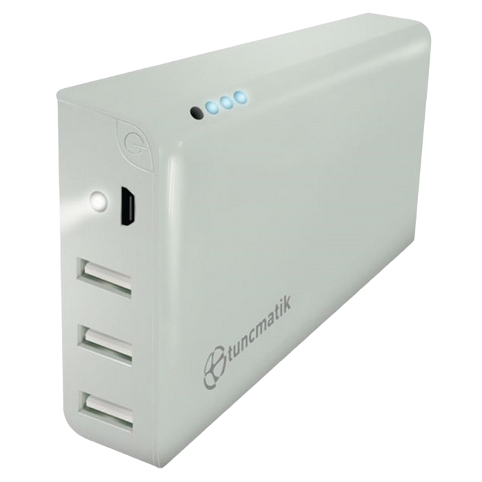 Power Bank 20000 mAh, Tuncmatik Mini Charge 20000, White - W/Lightning type
