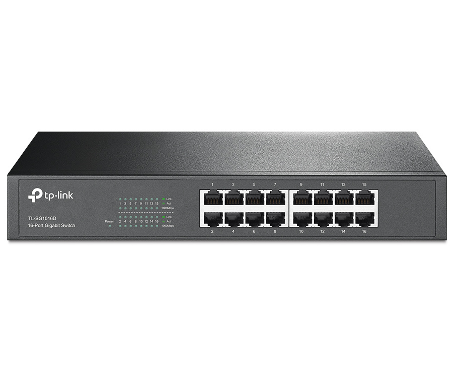 16-port Gigabit Desktop/Rackmount Switch TP-L..