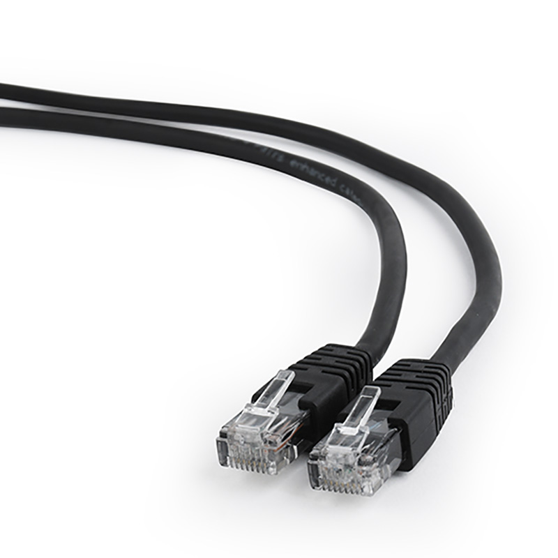 Patch Cord Cat.6U  3m, Black, PP6U-3M/BK, Cab..