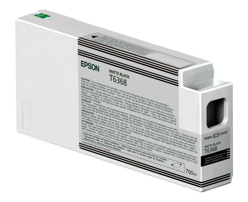 Картридж чернильный Epson T636 UltraChrome HDR, 700мл, Матовый Черный