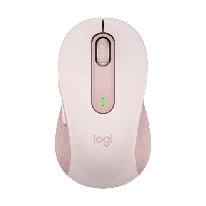 Wireless Mouse Logitech M650 Signature, Optical, 400-4000 dpi, 5 buttons, 1xAA, 2.4GHz/BT, Rose