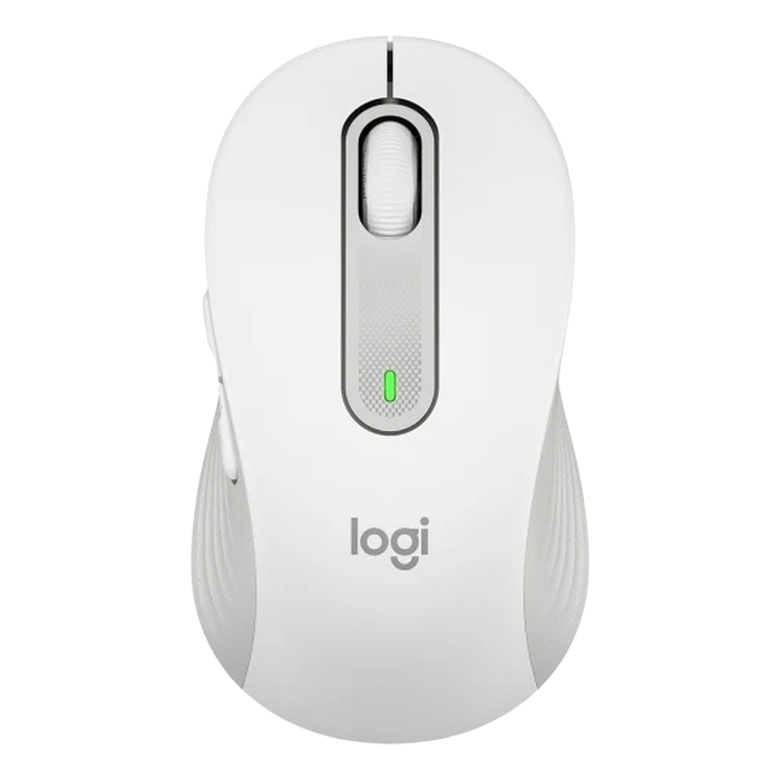 Wireless Mouse Logitech M650 Signature, Optical, 400-4000 dpi, 5 buttons, 1xAA, 2.4GHz/BT, White
