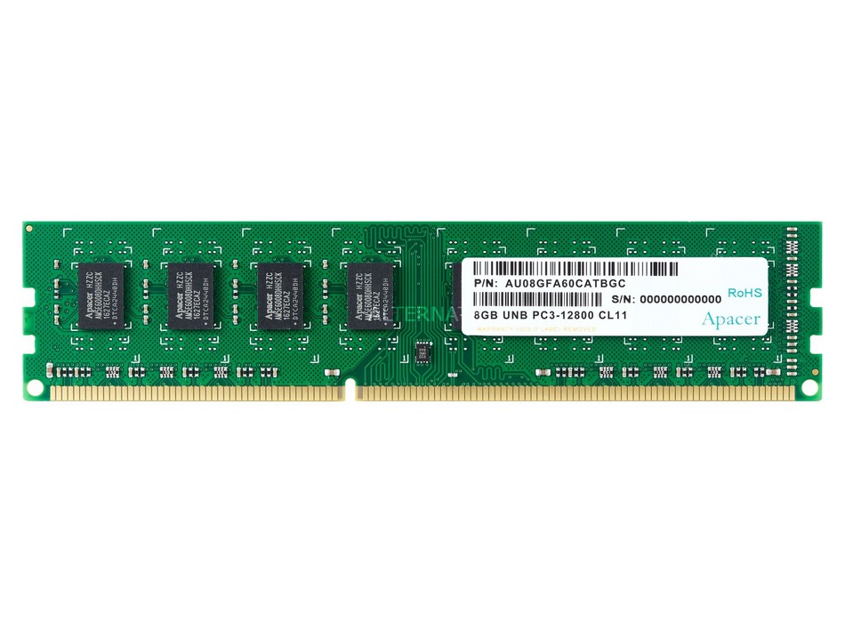 Cumpara  RAM - .8GB DDR3- 1600MHz Apacer PC12800, CL11, 1.5V..