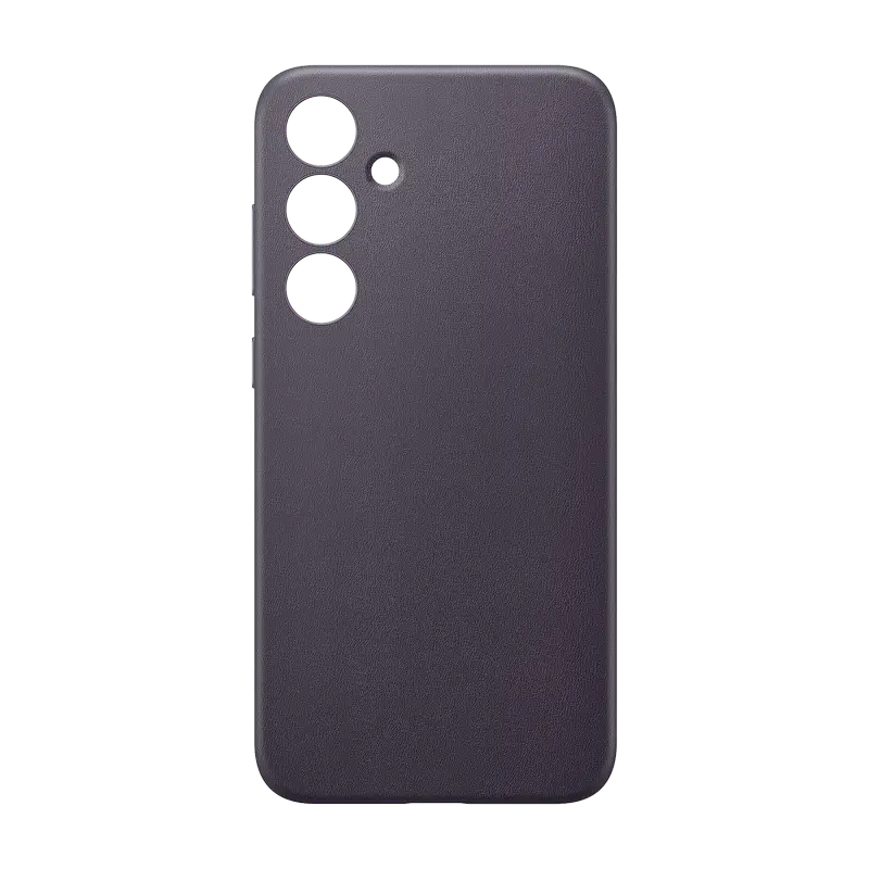 Husa Samsung Vegan Leather Case Galaxy S24+, Violet închis