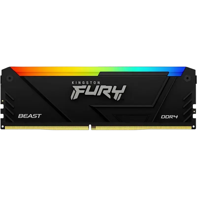 Memorie RAM Kingston FURY Beast RGB, DDR4 SDRAM, 3600 MHz, 64GB, KF436C18BB2AK2/64