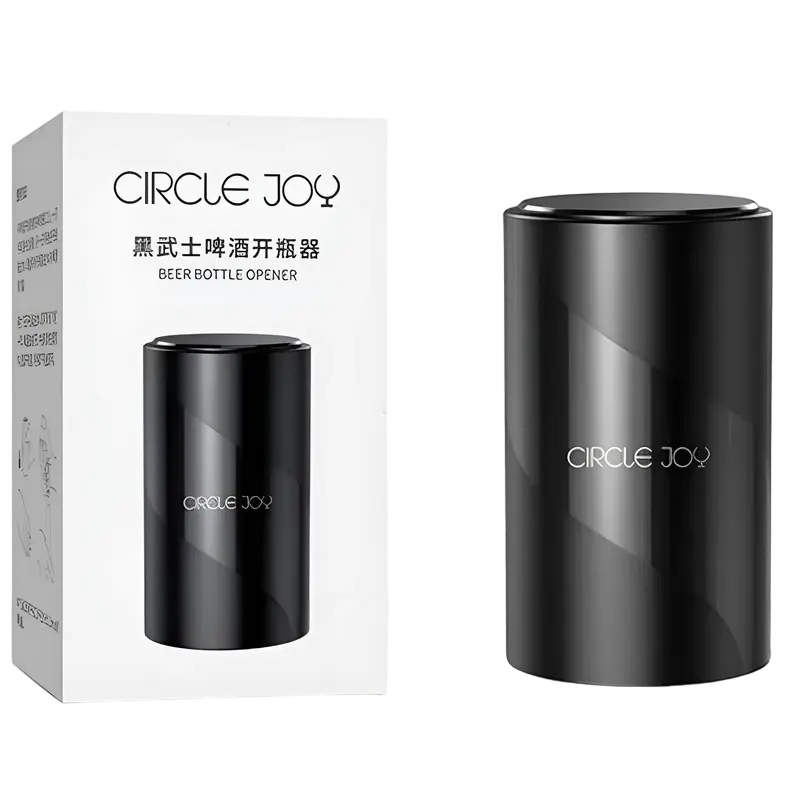 Deschizator de sticle Circle Joy CJ-KP05, Negru