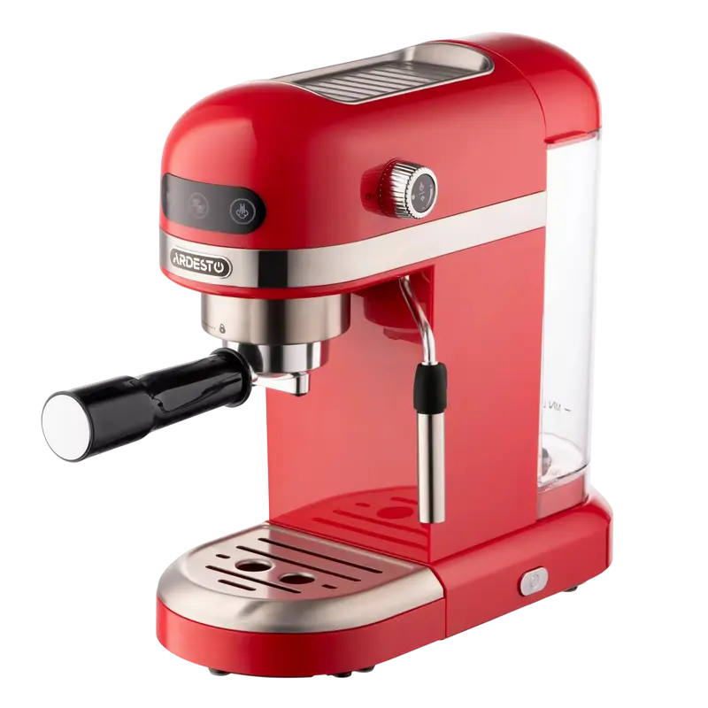 Кофеварка рожковая Ardesto YCM-E1501, 1350Вт, Красный