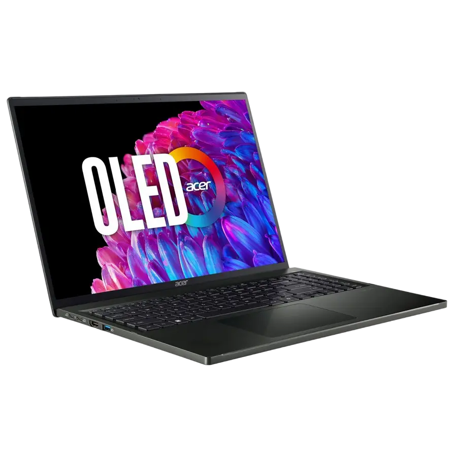 Laptop 16" Acer Swift Edge 16 OLED SFE16-44, Olivine Black, AMD Ryzen 7 8840U, 16GB/1024GB, Windows 11 Home