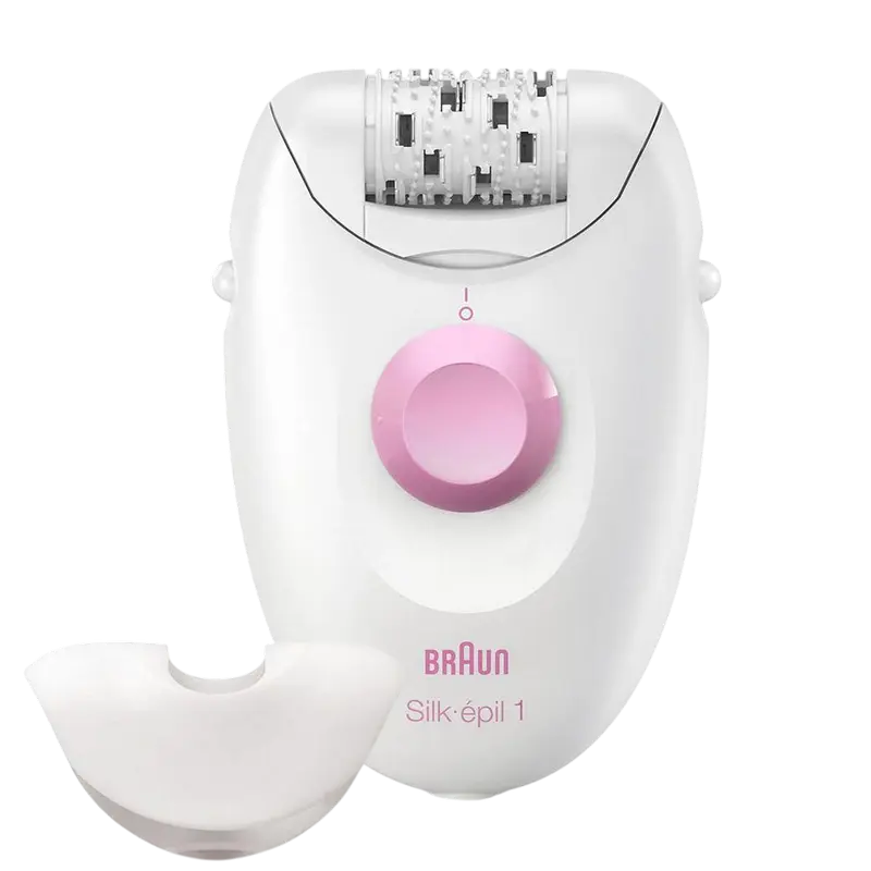 Epilator Braun SE 1-010, Alb | Roz..