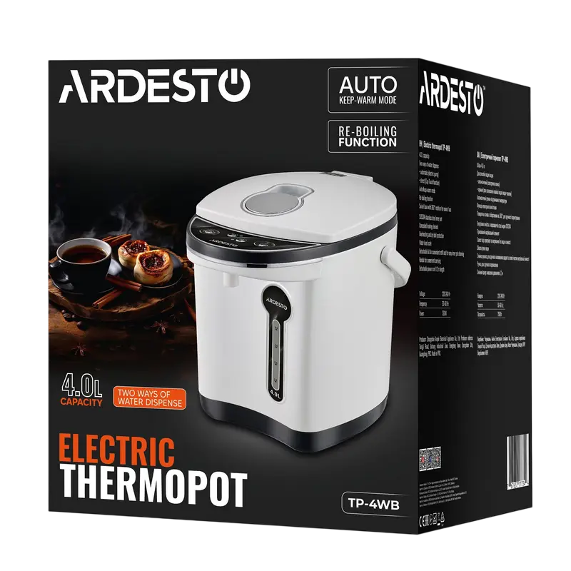 Термопот Ardesto TP-4WB, Белый