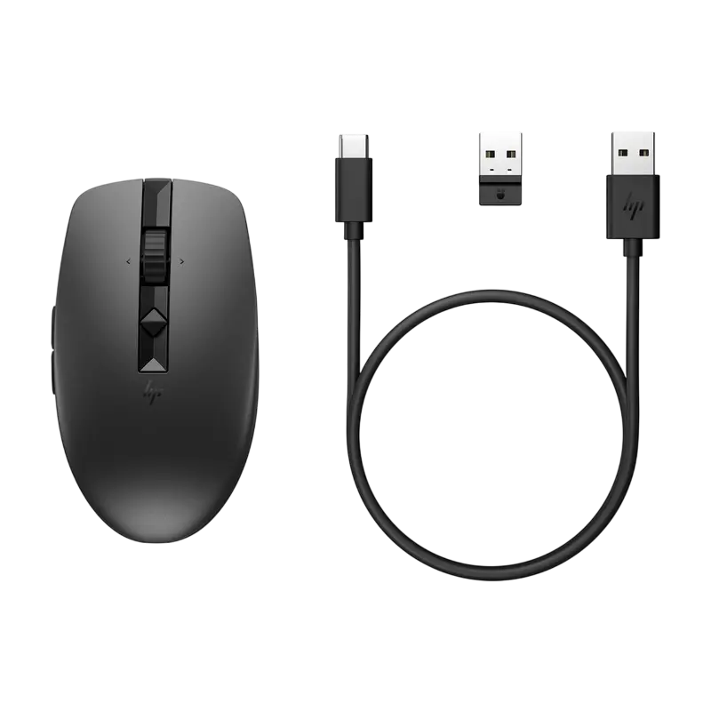 Mouse Wireless HP 710 Rechargeable Silent, Negru