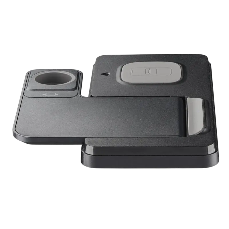 Încărcător wireless Cellularline Triple Station 3 în 1, 15W, Negru