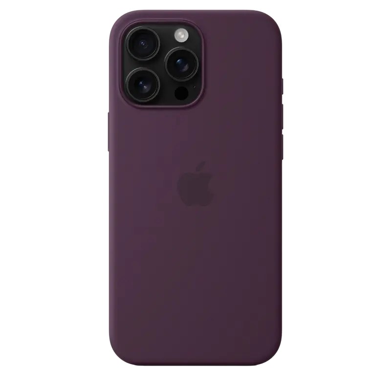 Husă Apple iPhone 16 Pro Max Silicone Case with MagSafe, Prună
