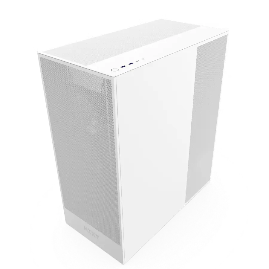 Carcasă PC NZXT H7 Flow RGB, Midi-Tower, Fără PSU, Alb