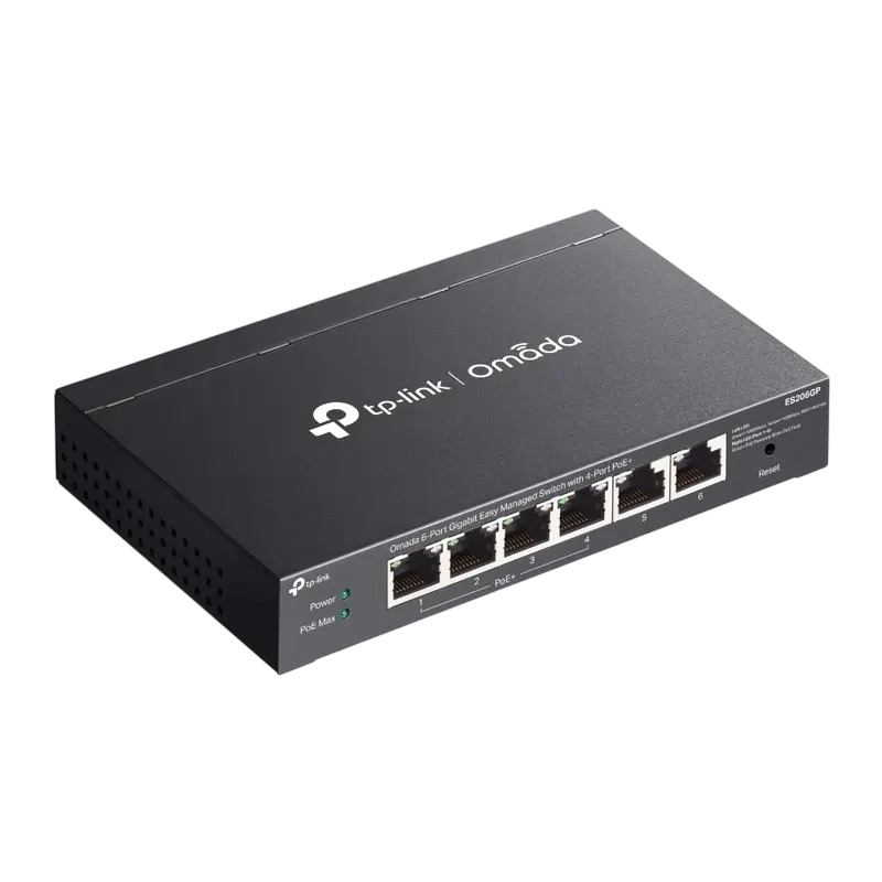 Comutator PoE TP-LINK ES206GP, 4x IEEE 802.3af/at PoE+