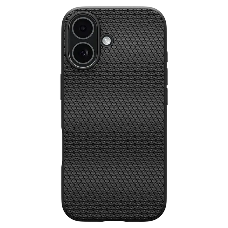 Husă Spigen Liquid Air pentru Apple iPhone 17, Negru mat
