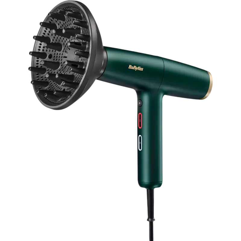 Uscător de păr BaByliss D6555DE, 1700W, Verde