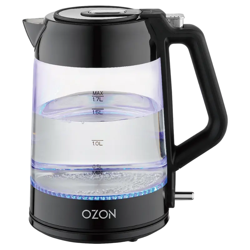 Купить  Чайники электрические - Электрочайник OZON EKC-1705A-GS, Чёрный..