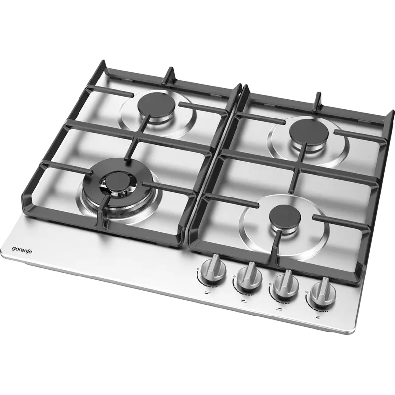 Plită pe gaz Gorenje GW641XHF, Oțel inoxidabil