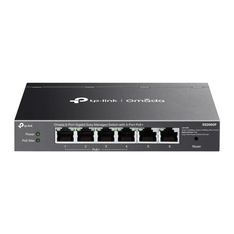 Cumpara  Echipament PoE - Comutator PoE TP-LINK ES206GP, 4x IEEE 802.3a..