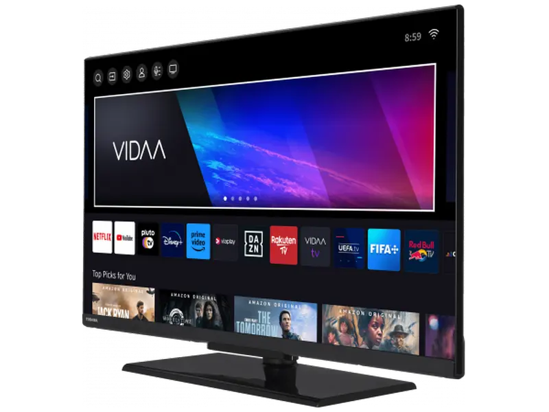 24" LED SMART TV Toshiba 24WV3463DG, 1366x768 HD, Negru
