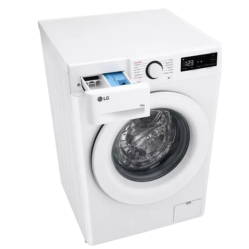 Mașina de spălat LG F14R33WHS, 10kg, Alb