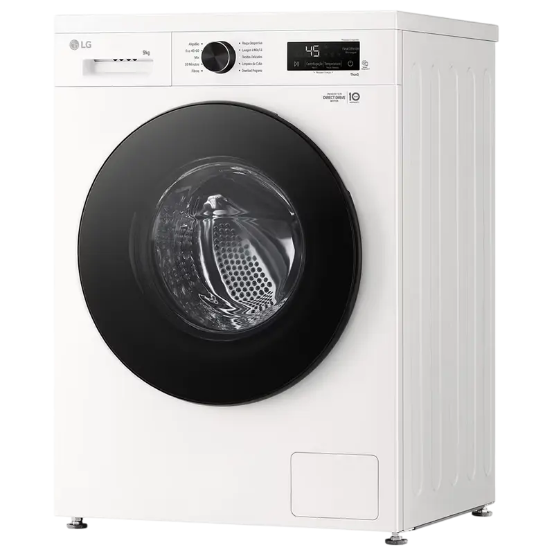 Mașină de spălat LG F4X1009NWB, 9kg, Alb