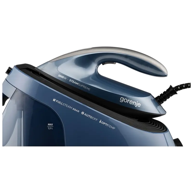 Fier de călcat cu generator de abur Gorenje SGD3000BBK, 3000W, Albastru